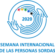 Semana Internacional Personas Sordas Logotipo 2020
