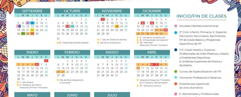 Calendario Escolar 2022