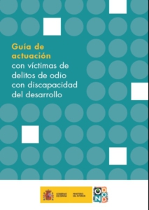 guía de actuación con víctimas de delitos de odio con discapacidad del desarrollo