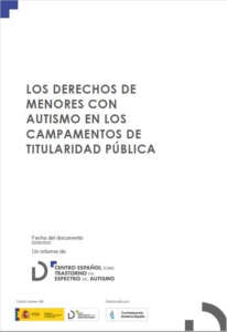 Los derechos de los menores con autismo en los campamentos de titularidad pública