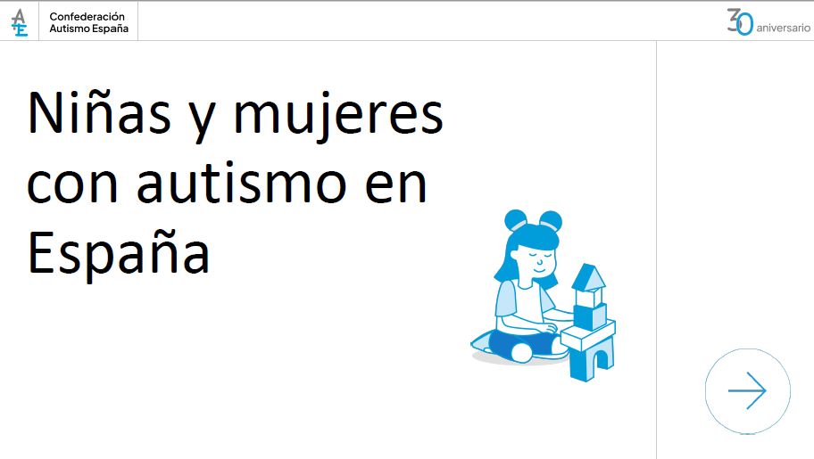 Ninas y mujeres con autismo en Espana